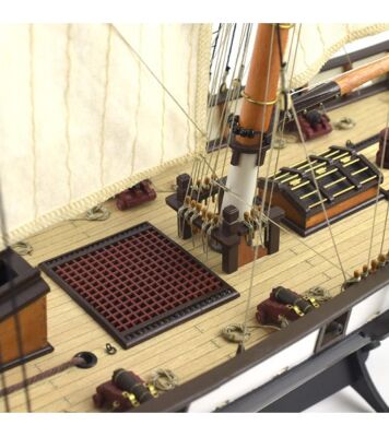 Дерев'яна модель американського парусного судна Харвів масштабі 1:60 детальное изображение Корабли Модели из дерева