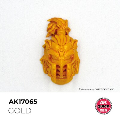 Акрилова фарба GOLD / Золото (металік) QUICK GEN COLOR AK-interactive AK 17065 детальное изображение QUICK GEN COLOR Краски