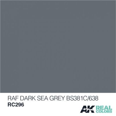 RAF Dark Sea Grey BS381C/638 / Темно-морской серый детальное изображение Real Colors Краски
