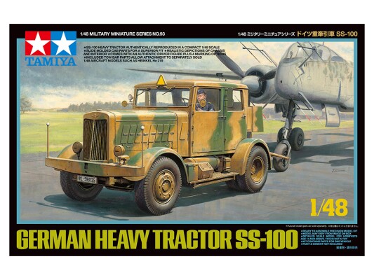 Збірна модель 1/48 Німецький тягач SS-100 Tamiya 32593 детальное изображение Автомобили 1/48 Автомобили