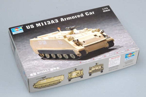 Сборная модель 1/72 Американский БТР M113A3 Трумпетер 07240 детальное изображение Бронетехника 1/72 Бронетехника