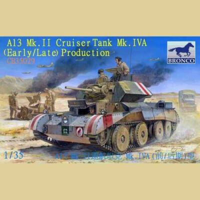 Plastic model of the British tank &quot;A13 Mk. I Cruiser Tank Mk. III&quot; детальное изображение Бронетехника 1/35 Бронетехника
