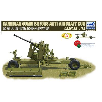 Scale model kit of Canadian Bofors “Canadian 40mm Bofors Anti-Aircraft Gun’” детальное изображение Артиллерия 1/35 Артиллерия