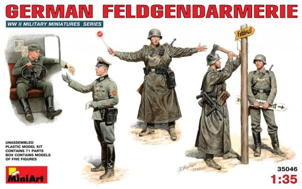 Немецкая полевая жандармерия детальное изображение Фигуры 1/35 Фигуры