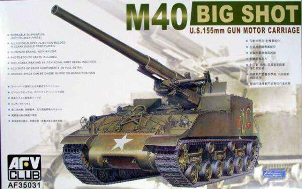 M40 &quot;Big Shot&quot; U.S. 155mm Gun Motor Carriage детальное изображение Бронетехника 1/35 Бронетехника