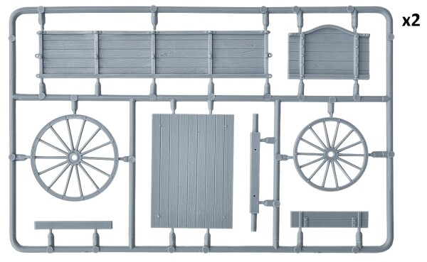 Збірна модель 1/35 Європейський сільськогосподарський трактор з візком MiniArt 38055 детальное изображение Автомобили 1/35 Автомобили