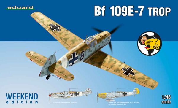 Bf 109E-7 trop детальное изображение Самолеты 1/48 Самолеты