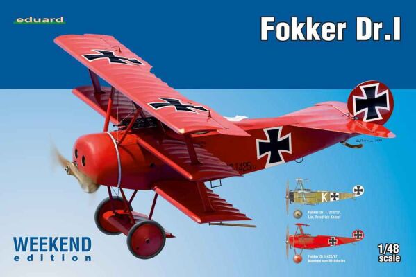 Fokker Dr. I детальное изображение Самолеты 1/48 Самолеты