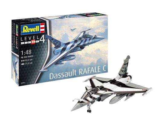 Французский истребитель Dassault Rafale C детальное изображение Самолеты 1/48 Самолеты