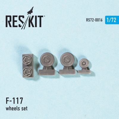 F-117 wheels set (1/72) детальное изображение Смоляные колёса Афтермаркет
