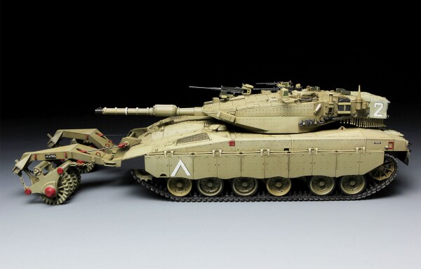 Scale model 1/35 Israeli main battle tank Merkava Mk3 BAZ with mine sweeper Nochri Dalet Meng TS-005 детальное изображение Бронетехника 1/35 Бронетехника