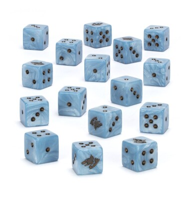 Игровые кубы Warhammer 40000 - SPACE WOLVES DICE детальное изображение Кубы WARHAMMER 40,000