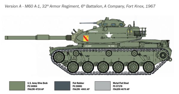 M60A1 детальное изображение Бронетехника 1/72 Бронетехника