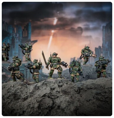 Ігровий набір Warhammer 40000 - ASTRA MILITARUM - KASRKIN детальное изображение Имперская Гвардия Армии Империума