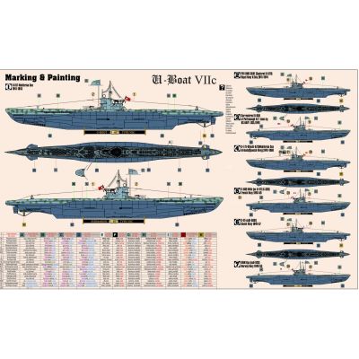 DAS U-BOAT VIIC U-617 детальное изображение Флот 1/400 Флот
