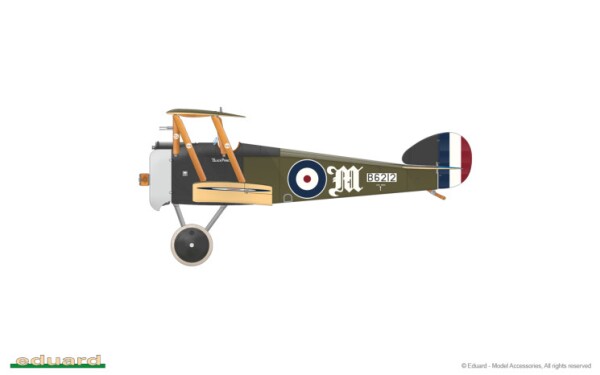 Сборная модель 1/48 Биплан Sopwith F.1 Camel (Bentley) Weekend Edition Эдуард 8485 детальное изображение Самолеты 1/48 Самолеты