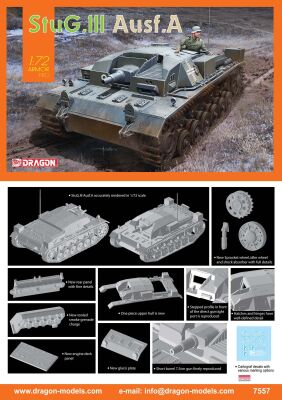 StuG.III Ausf.A детальное изображение Бронетехника 1/72 Бронетехника