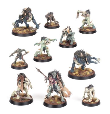 Игровой набор Warhammer AGE OF SIGMAR - SPEARHEAD: FLESH-EATER COURTS - CHARNEL WATCH детальное изображение Дворы Пожирателей Плоти Смерть