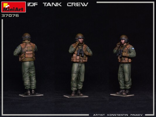 Scale model 1/35 Figures IDF Tank Crew Miniart 37076 детальное изображение Фигуры 1/35 Фигуры