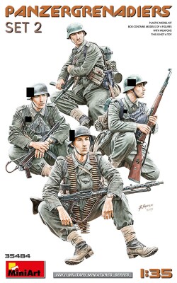 Збірна модель 1/35 Фігури набір «Панцергренадери» 2 MiniArt 35484 детальное изображение Фигуры 1/35 Фигуры
