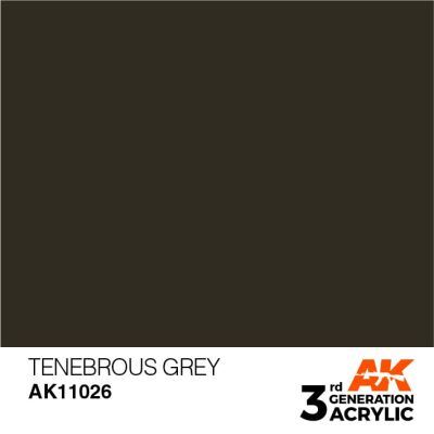 TENEBROUS GREY – STANDARD / МРАЧНЫЙ СЕРЫЙ  детальное изображение Standart Color AK 3rd Generation