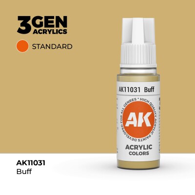 Акриловая краска BUFF – STANDARD / БАФФ (ОХРА) АК-интерактив AK11031 детальное изображение General Color AK 3rd Generation