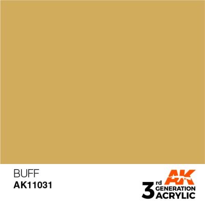 Acrylic paint BUFF – STANDARD AK-interactive AK11031 детальное изображение General Color AK 3rd Generation