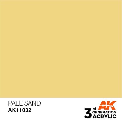 Acrylic paint PALE SAND – STANDARD / PALE SAND AK-interactive AK11032 детальное изображение General Color AK 3rd Generation