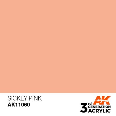Акрилова фарба SICKLY PINK – STANDARD / ХВОРОБЛИВИЙ РОЖЕВИЙ AK-interactive AK11060 детальное изображение General Color AK 3rd Generation