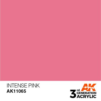 Акриловая краска INTENSE PINK – INTENSE / НАСЫЩЕННЫЙ РОЗОВЫЙ АК-интерактив AK11065 детальное изображение General Color AK 3rd Generation