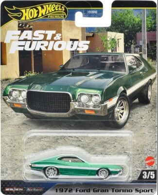 Collectible model Fast and Furious 1972 Ford Gran Torino Sport Hot Wheels HNW46 детальное изображение Hot Wheels 