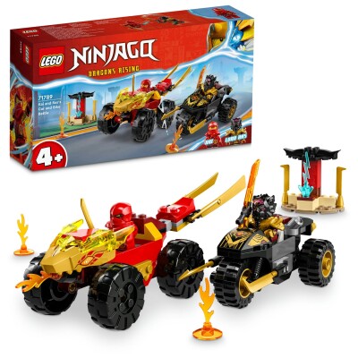 LEGO NINJAGO Kai and Ra's: Car and Motorcycle Battle 71789 детальное изображение NINJAGO Lego