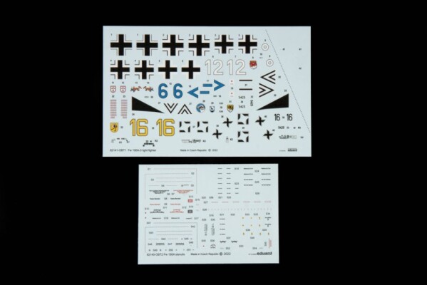 Сборная модель 1/48 Легкий истребитель Fw 190A-3 Эдуард 82141 детальное изображение Самолеты 1/48 Самолеты