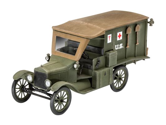 Медичний автомобіль Model T 1917 Ambulance детальное изображение Автомобили 1/35 Автомобили