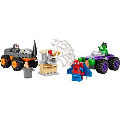Конструктор Битва Халка с Носорогом на грузовиках LEGO Spidey 10782 детальное изображение Spider-Man Lego