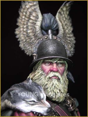 Бюст. Кельтский воин Гальштат, VI век до н.э детальное изображение Фигуры 1/10 Фигуры