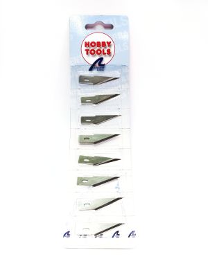 8 SPARE BLADES FOR CUTTER NO. 5 - 8 ЗАПАСНЫХ ЛЕЗВИЙ ДЛЯ РЕЗАКА детальное изображение Инструменты для дерева Модели из дерева