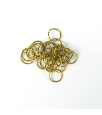 BRASS RINGS Ø10mm (30 u.) - Латунные кольца детальное изображение Аксессуары для дерева Модели из дерева