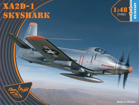 Збірна модель 1/48 Літак XA2D-1 Skyshark Clear Prop 4802 детальное изображение Самолеты 1/48 Самолеты