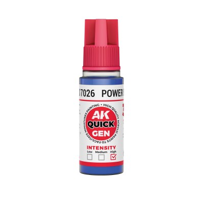 Акрилова фарба POWER BLUE / Потужний синій QUICK GEN COLOR AK-interactive AK 17026 детальное изображение QUICK GEN COLOR Краски