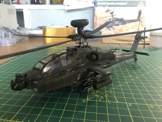 Scale model 1/72 Helicopter AH-64 Apache Italeri 0159 детальное изображение Вертолеты 1/72 Вертолеты