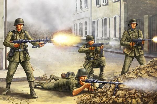 German Infantry“The Barrage Wall” детальное изображение Фигуры 1/35 Фигуры