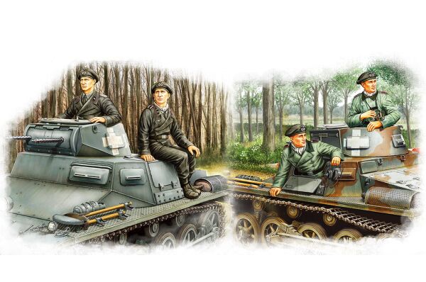 German Panzer Crew Set детальное изображение Фигуры 1/35 Фигуры