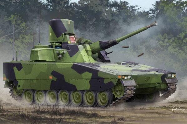 Збірна модель шведського танка Lvkv 9040 Anti-Air Vehicle детальное изображение Бронетехника 1/35 Бронетехника