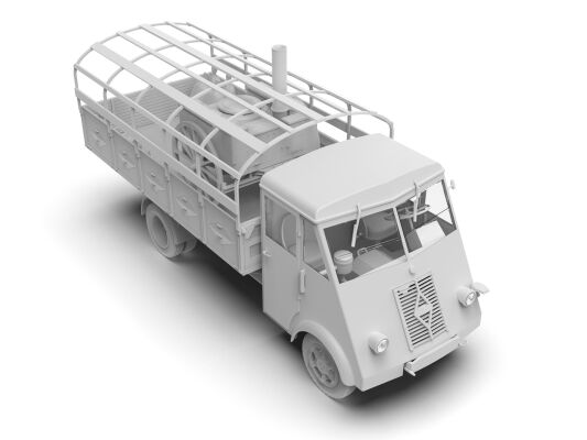 Збірна модель 1/35 AHN &quot;Gulaschkanone&quot; - німецька мобільна польова кухня часів Другої світової війни ICM35415 детальное изображение Автомобили 1/35 Автомобили