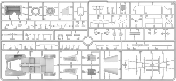 Сборная модель 1/35 Немецкий бронеавтомобиль Kfz.1 Type 170VK MiniArt 35486 детальное изображение Автомобили 1/35 Автомобили