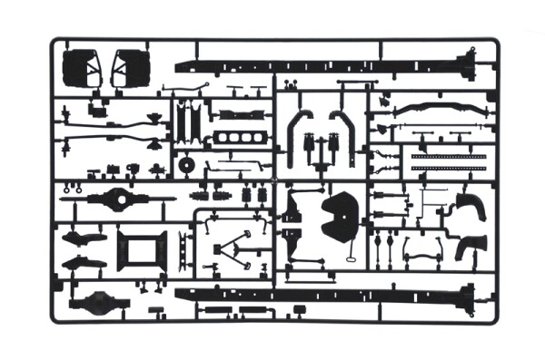 Сборная модель 1/24 Грузовой автомобиль / тягач Volvo FH Low Roof Italeri 3967 детальное изображение Грузовики / прицепы Гражданская техника