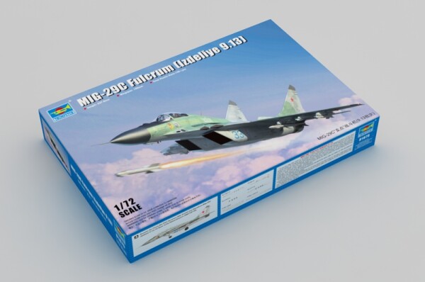 Збірна модель 1/72 Винищувач МіГ-29С Fulcrum (Izdeliye 9.13) Trumpeter 01675 детальное изображение Самолеты 1/72 Самолеты