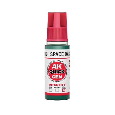 Acrylic paint SPACE DARK GREEN QUICK GEN COLOR AK-interactive AK 17019 детальное изображение QUICK GEN COLOR Краски
