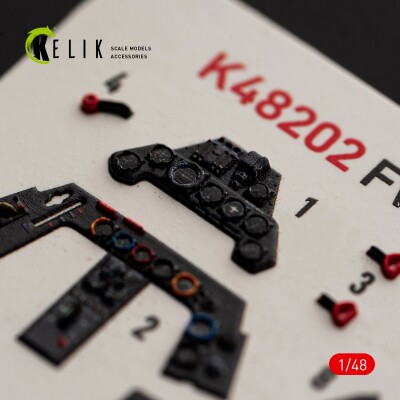 Focke Wulf Fw-190 D-9 декаль інтер'єр для комплекту MiniArt 1/48 KELIK K48202 детальное изображение 3D Декали Афтермаркет